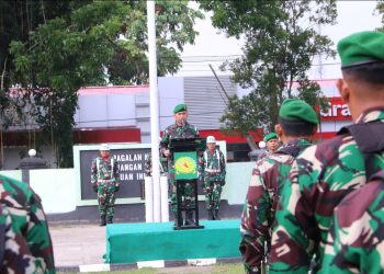 Pimpin Upacara 17an, Kasdim 1303 Bolmong Bacakan Amanat KASAD