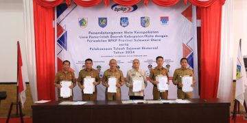 Terkait Hal ini, Asripan Nani Teken Nota Kesepakatan Dengan BPKP Sulut