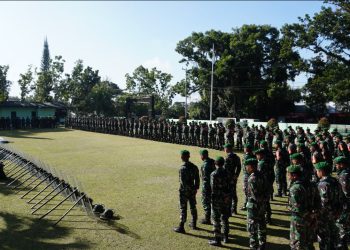 Jelang Kunjungan Presiden RI, Ratusan Personil Kodim Bolmong Diterjunkan PAM VVIP