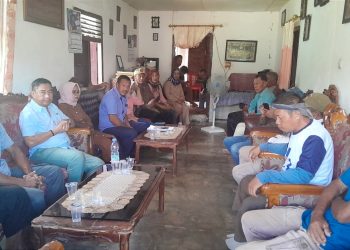 Sosialisasikan Visi Misi, Hamin Pou Safari Politik ke Desa Tobayagan