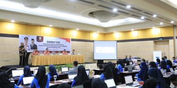 Diikuti Seluruh Bendahara OPD, Pemkot Kotamobagu Gelar Bimtek Penatausahaan SIPD