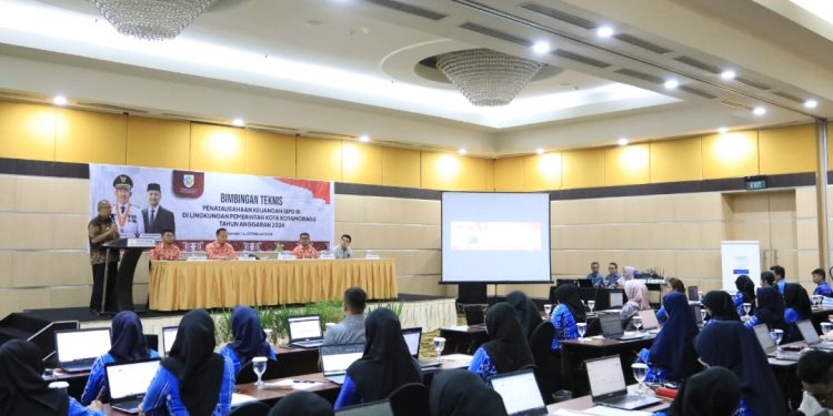 Diikuti Seluruh Bendahara OPD, Pemkot Kotamobagu Gelar Bimtek Penatausahaan SIPD