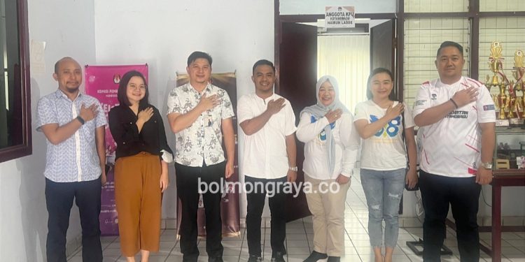 Bahas Hal ini, KPU Terima Kunjungan BPJS dan Dinkes Kotamobagu