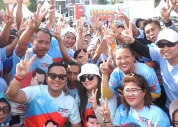 Senam Gemoy Hentak Lapangan Daagon Lolak, Mantiri: Prabowo-Gibran Harga Mati Sulut