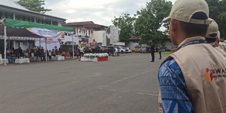 Pj Wali Kota Asripan Nani Hadiri Apel Siaga Bawaslu Kotamobagu