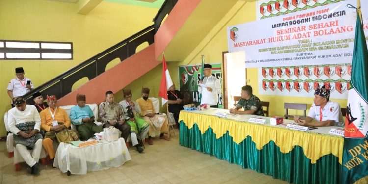 Hadiri Seminar LBI, Asripan Nani Tepis Isu Penghapusan Masyarakat Hukum Adat Kotamobagu