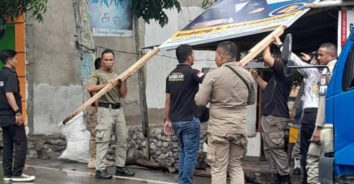 Masa Tenang, Bawaslu Kotamobagu Tertibkan APK Parpol Peserta Pemilu