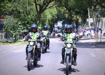 Dandim 1303/Bolmong, Pimpin Patroli Monitoring Wilayah Pasca Pencoblosan