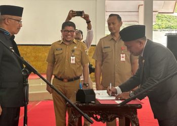 Dilantik Pj Wali Kota, Firmansyah Mokodompit Resmi Jabat Sekretaris DPRD Kotamobagu