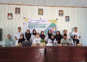 Bahas Peningkatan Kesehatan, Pemdes Pontim dan PKM Upai Gelar Musyawarah Masyarakat Desa