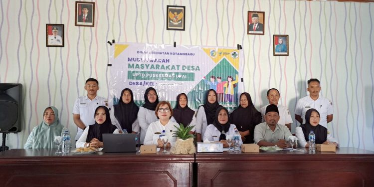 Bahas Peningkatan Kesehatan, Pemdes Pontim dan PKM Upai Gelar Musyawarah Masyarakat Desa