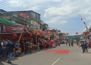 Tengah Berlangsung Festival Cap Go Meh di Kotamobagu Dipadati Masyarakat