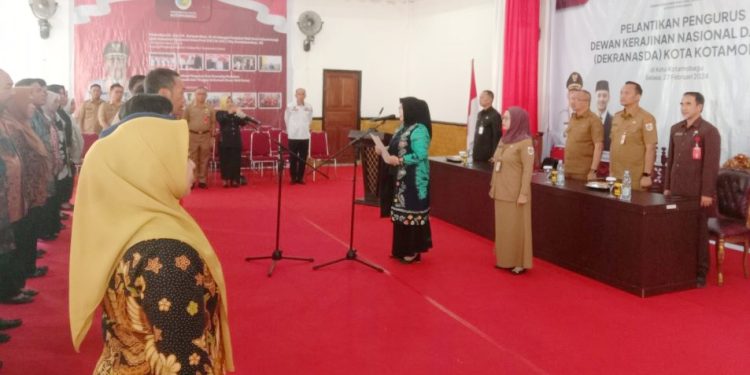 Resmi Dikukuhkan, Dekranasda Diharapkan Mampu Hidupkan Siklus Ekonomi Kotamobagu