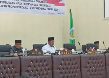 Hadiri Rapat Paripurna Buka Tutup Sidang, Pj Wali Kota Apresiasi DPRD Kotamobagu