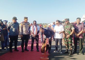Sejarah Tercipta! Bandara Lolak Perdana Langsungkan Penerbangan