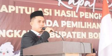 Foto : Ketua KPUD Bolmut, Zamaludin Djuka