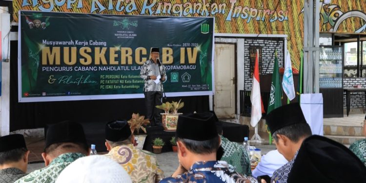 Asripan Nani Hadiri Musyawarah Kerja Cabang NU Kotamobagu