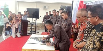 Kajati Sulut Resmikan Gedung Kantor Kejari Kota Kotamobagu