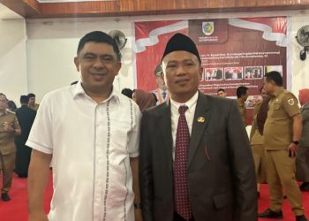 Hadiri Pelantikan, Meiddy Makalalag Sampaikan Ucapan Selamat Kepada Sekretaris DPRD Kotamobagu