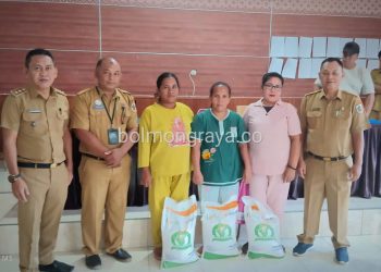 DKP Kotamobagu Salurkan Bantuan CBP 1.561 KPM di Kecamatan Kotamobagu Selatan