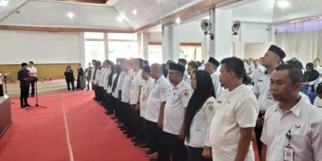 Plt Ketua Baznas Kotamobagu  Kukuhkan UPZ Pemkot dan Polres Kotamobagu