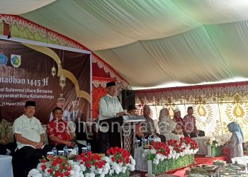 Pj Wali Kota Sambut Safari Ramadhan Wagub Sulut Steven Kandouw di Kota Kotamobagu