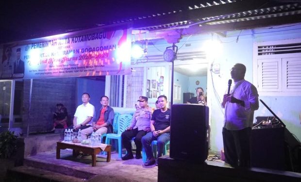 Aleg DPRD Kotamobagu Fachrian Mokodompit Dampingi Wali Kota Pantau Titik Keramaian di Kelurahan Gogagoman