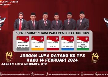 KPU Bolmong Ajak Masyarakat Gunakan Hak Pilih di Pemilu