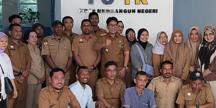 Dinas PUTR Buton Tengah Tempati Gedung Baru