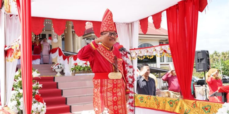 Pimpin Upacara HUT Bolmong ke-70, Bupati Limi: Mari Bersatu Berikan Karya dan Prestasi Terbaik