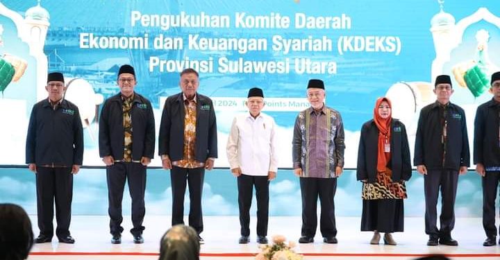 Disaksikan Wapres, Asripan Nani Dikukuhkan Anggota KDEKS Sulut