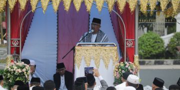 Khatib Shalat Ied, Asripan Nani Sampaikan Pesan Perdamaian Pasca Ramadan