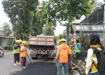 Paket Pemeliharaan Jalan Amal Mogolaing Mulai Dikerjakan