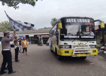 Sat Lantas Polres Kotamobagu Hadirkan Program Mudik Gratis Idul Fitri 1445 Hijriah