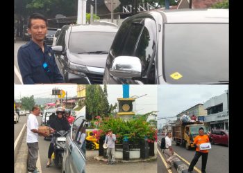 Turun ke Jalan, BAZNAS Kotamobagu Galang Bantuan Bencana Erupsi Gunung Ruang Sitaro