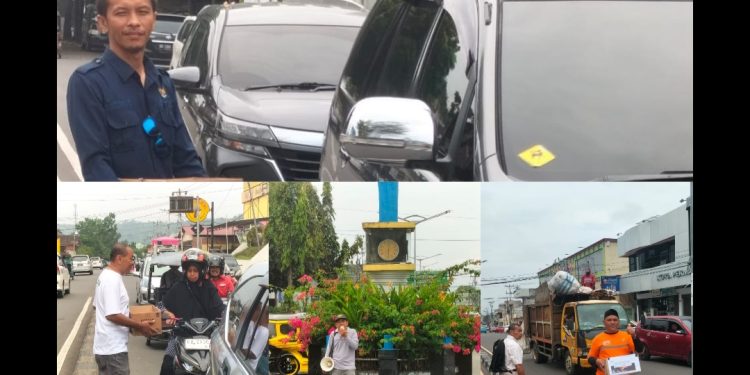 Turun ke Jalan, BAZNAS Kotamobagu Galang Bantuan Bencana Erupsi Gunung Ruang Sitaro