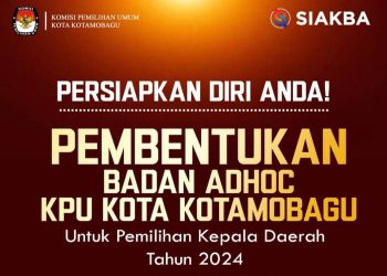 Pembentukan Badan Ad Hoc, KPU Kotamobagu Resmi Buka Rekrutmen PPK Pilkada 2024