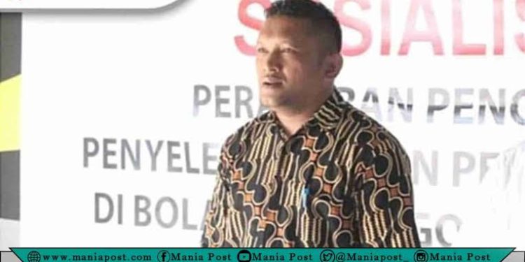 Foto : Ketua Bawaslu Bolmut, Abdul Muin Wengkeng, S.Hut