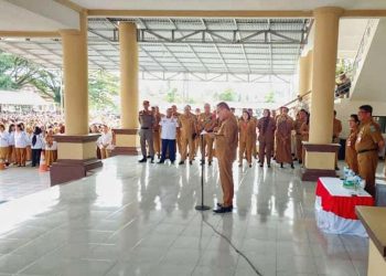 Bupati Limi Pimpin Apel Perdana Usai Cuti Idul Fitri 1445 H