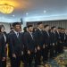 Foto : Saat Ketua KPUD Bolmut, Zamaludin Djuka, melantik 30 PPK pada enam kecamatan