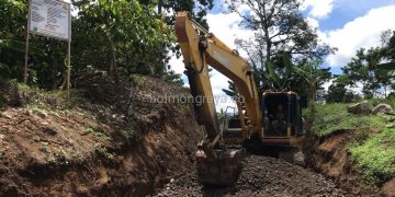 Nilai Kontrak 1 Miliar Lebih, Pekerjaan Peningkatan Jalan Lorong Tudu in Bakid Dimulai