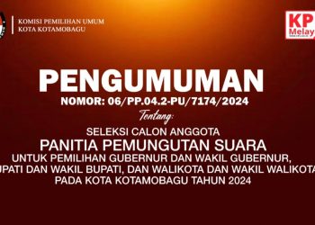 Buruan Daftar! KPU Kotamobagu Resmi Buka Rekrutmen PPS Pilkada 2024