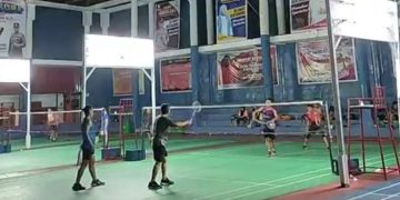 Retribusi Masuk Lapangan Badminton Gedung Korpri Naik 100 Persen, ini Penjelasan Dispora Kotamobagu