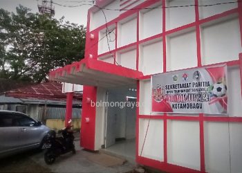 Dispora Matangkan Persiapan Jelang Pembukaan Turnamen Sepak Bola Wali Kota Kotamobagu Cup 2024