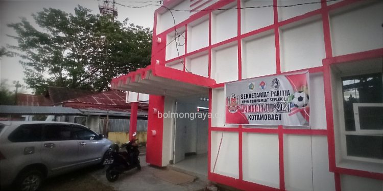 Dispora Matangkan Persiapan Jelang Pembukaan Turnamen Sepak Bola Wali Kota Kotamobagu Cup 2024
