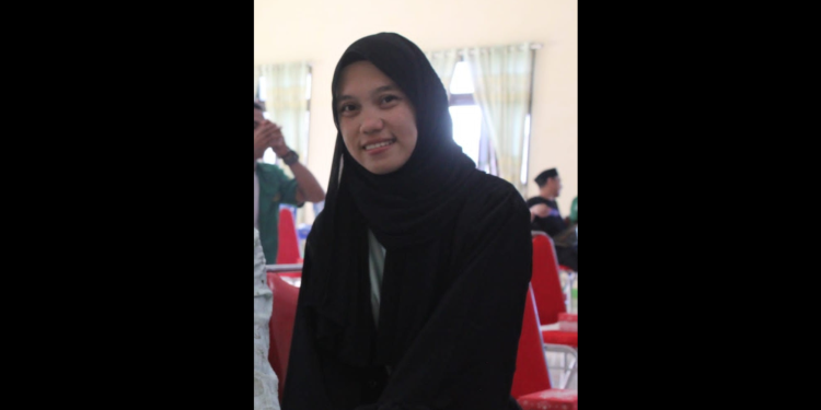 Foto : Ramla Datuela, Anggota Forum Alumni HMI Wati (Forhati) Bolmut