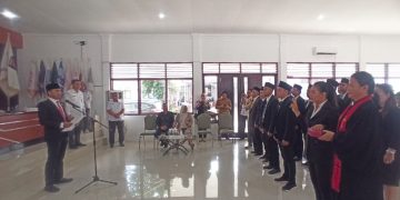 Lantik 20 PPK, Ketua KPU Kotamobagu Mishart Manoppo Tegaskan Hal ini