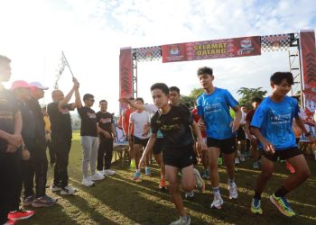 Peluncuran Tahapan Pilkada 2024, Asripan Nani Lepas Peserta Fun Run KPU Kotamobagu