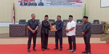 DPRD Kotamobagu Gelar Rapat Paripurna Penyampaian Rekomendasi LKPJ Wali Kota Tahun 2023