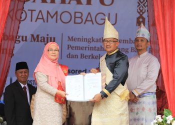 Terima Hibah Gedung Wanita, Asripan Nani Apresiasi Yayasan Boki Boenia